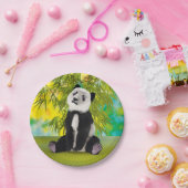 Niedlich Panda Bear Kawaii Animal Lover Perfektes  Pappteller (Party)