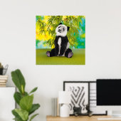 Niedlich Panda Bear Kawaii Animal Lover Perfektes  Poster (Heimbüro)