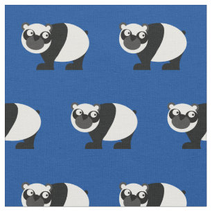 Niedlich Panda Bear Kid Baby Kinderzimmer Blue Stoff