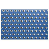 Niedlich Panda Bear Kid Baby Kinderzimmer Blue Stoff (Fat Quarter (45,7 x 55,9 cm))