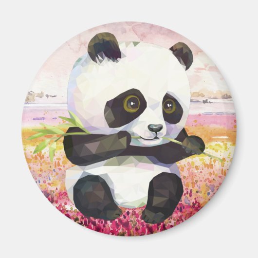 Niedlich Panda Bear Magnet (Vorne)