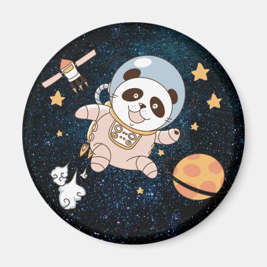 Niedlich Panda Bear Magnet (Vorne)