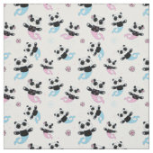 Niedlich Panda Bear Mermaids Stoff (Muster)