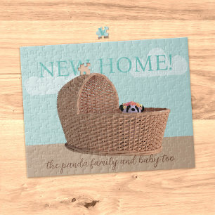 Niedlich Panda Bear New Zuhause Jigsaw Puzzle