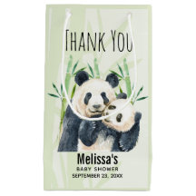 Niedlich Panda Bears Cuddling Watercolor Babydusch