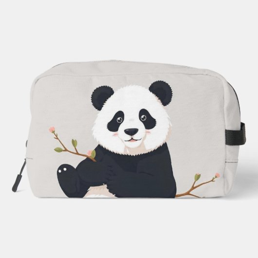 Niedlich Panda Big Pouch Waschbeutel (Rückseite)