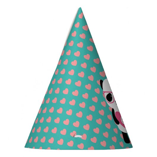 Niedlich Panda Birthday Partyhütchen (Links)