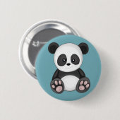 Niedlich Panda Button (Vorne & Hinten)