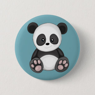 Niedlich Panda Button