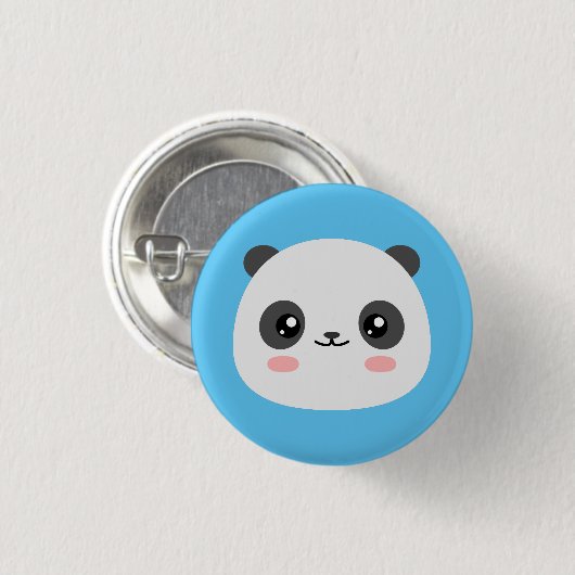 Niedlich Panda Button (Vorne & Hinten)