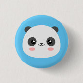 Niedlich Panda Button (Vorderseite)