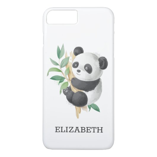 Niedlich Panda Case-Mate iPhone Hülle (Rückseite)