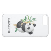 Niedlich Panda Case-Mate iPhone Hülle (Rückseite (Horizontal))