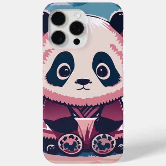 Niedlich Panda Case-Mate iPhone Hülle (Rückseite)