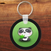 Niedlich Panda Cub Schlüsselanhänger (Vorderseite)