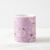 Niedlich Panda Donuts - Pastel Ästhetik Kaffeetasse (Mittel)
