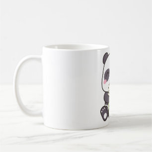 Niedlich Panda Drinking Matcha Bubble Tee Kaffeetasse