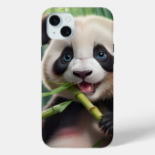 Niedlich Panda Eating Bamboo Case-Mate iPhone Hülle (Rückseite)