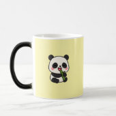 Niedlich Panda Eating Bamboo - Fun Coffee Tasse (Links)
