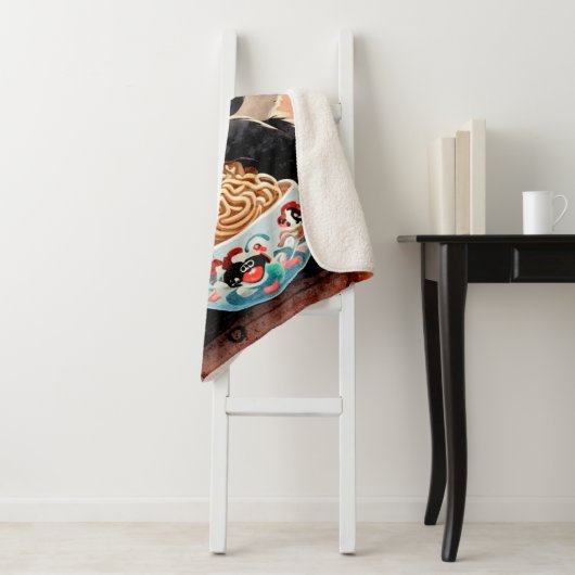 Niedlich Panda-Essen Ramen Sherpadecke (Beispiel)