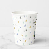 Niedlich Panda First Birthday Balloon individuell Pappbecher (Rechts)