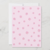 Niedlich Panda Geburtstag Einladung Button Wasser (Rückseite)