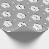 Niedlich Panda Geschenkpapier (Ecke)