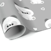 Niedlich Panda Geschenkpapier (Rolleneckpunkt)