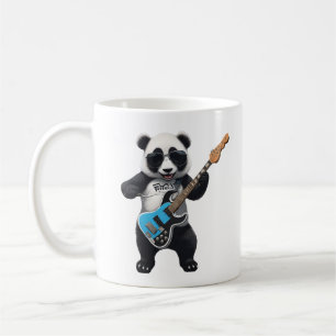 Niedlich Panda Gitarre spielen, Music Panda Liebha Kaffeetasse