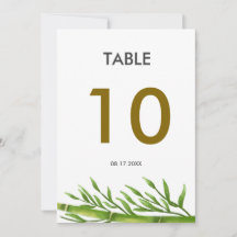 Niedlich Panda Greenery Bamboo Geburtstagsparty