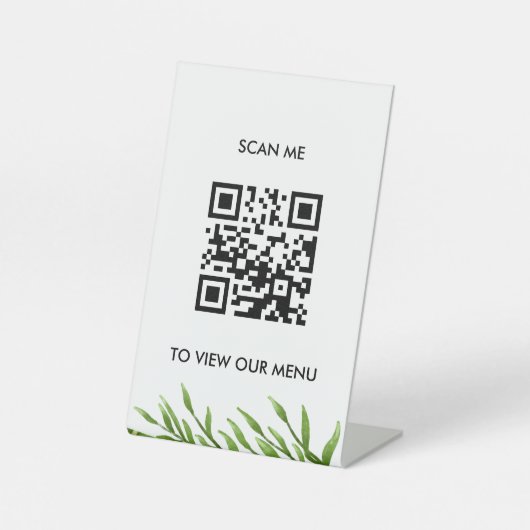 Niedlich Panda Greenery Bamboo Geburtstagsparty Sockelschild (Vorderseite)