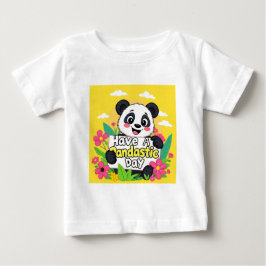 Niedlich Panda "Habe einen Pandastic Day" Baby T-shirt
