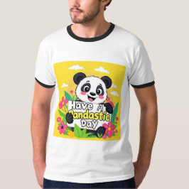 Niedlich Panda "Habe einen Pandastic Day" T-Shirt