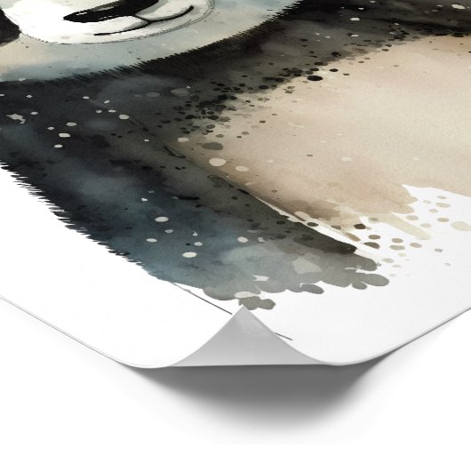 Niedlich Panda Hanging Poster (Ecke)