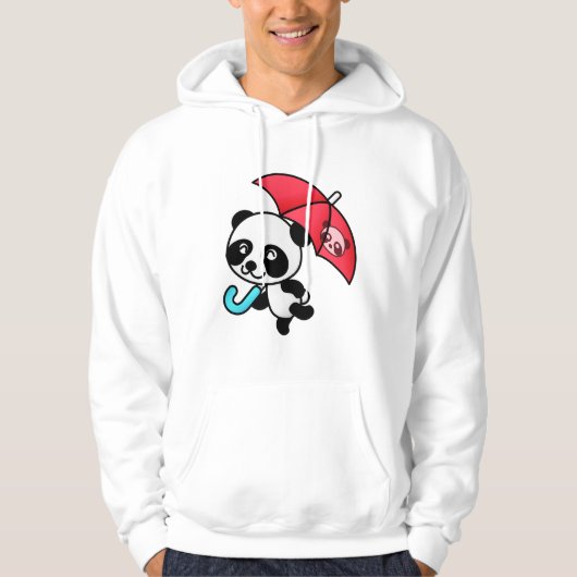 Niedlich Panda Hoodie (Vorderseite)