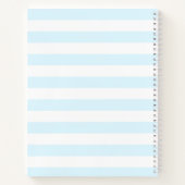 Niedlich Panda in Rainbow Hot Air Ballon Sketchboo Notizblock (Rückseite)