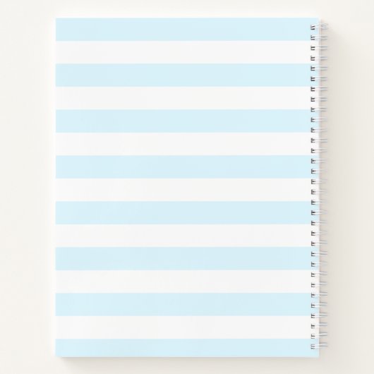 Niedlich Panda in Rainbow Hot Air Ballon Sketchboo Notizblock (Rückseite)