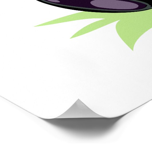 Niedlich Panda individuelle Name Poster (Ecke)