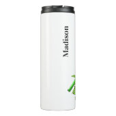 Niedlich Panda individuelle Name tumbler 4/4 Thermosbecher (Rückseite)