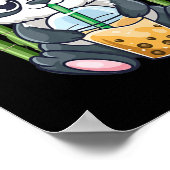 Niedlich Panda Kawaii Anime Otaku Japanische Blase Poster (Ecke)