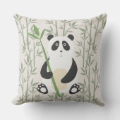 Niedlich Panda Kinderzimmer Throw Kissen (Vorderseite)