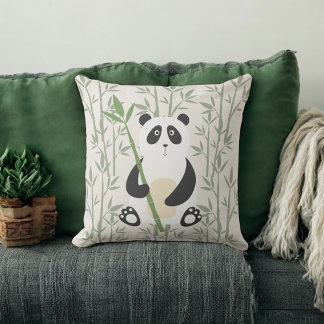 Niedlich Panda Kinderzimmer Throw Kissen