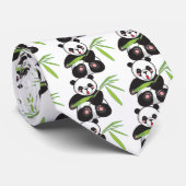 Niedlich Panda Krawatte (Gerollt)