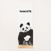 Niedlich Panda lächelnd Yogamatte (Vorderseite)