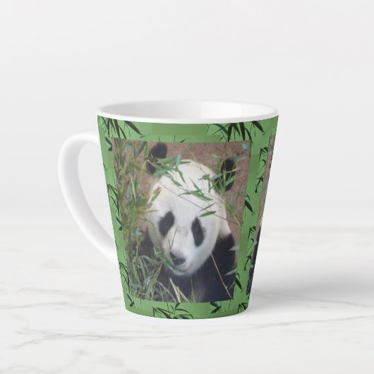 Niedlich Panda Latte Tasse (Linke Ecke)