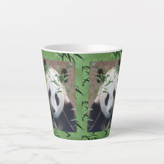 Niedlich Panda Latte Tasse (Vorderseite)