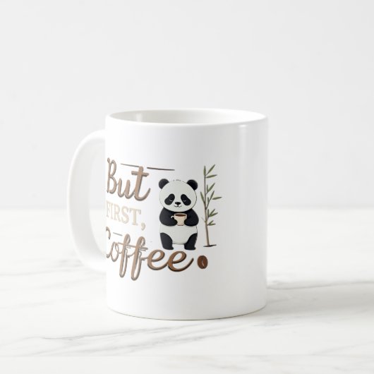 Niedlich Panda Lover Kaffeetasse (Vorderseite Links)