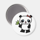 Niedlich Panda Magnet (Vorderseite/Rückseite)