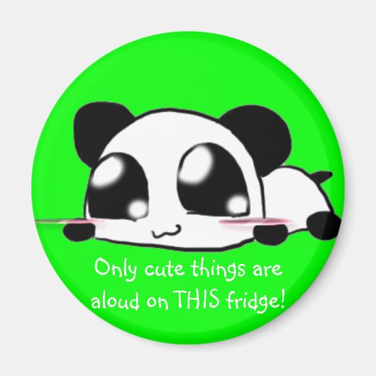 Niedlich Panda Mangnet Magnet (Vorne)