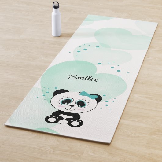 Niedlich Panda (Minze grün) Yogamatte (Beispiel)